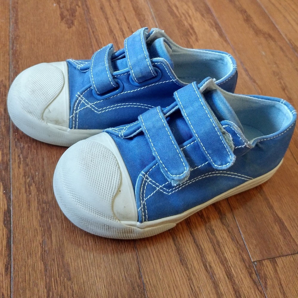 Morgan & Milo blue canvas shoes
